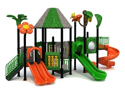 Plastic Fun Outdoor Playground for Kids LZ-024